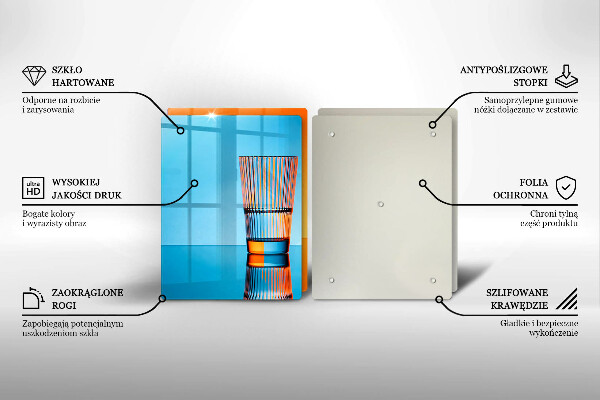 Zaščitna plošča za štedilnik Dva kozarca vode