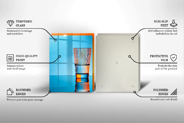 Zaščitna plošča za štedilnik Dva kozarca vode