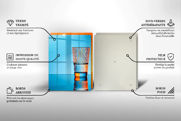 Zaščitna plošča za štedilnik Dva kozarca vode