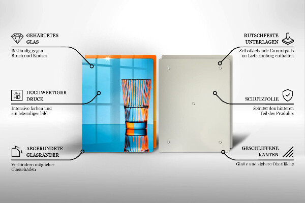 Zaščitna plošča za štedilnik Dva kozarca vode