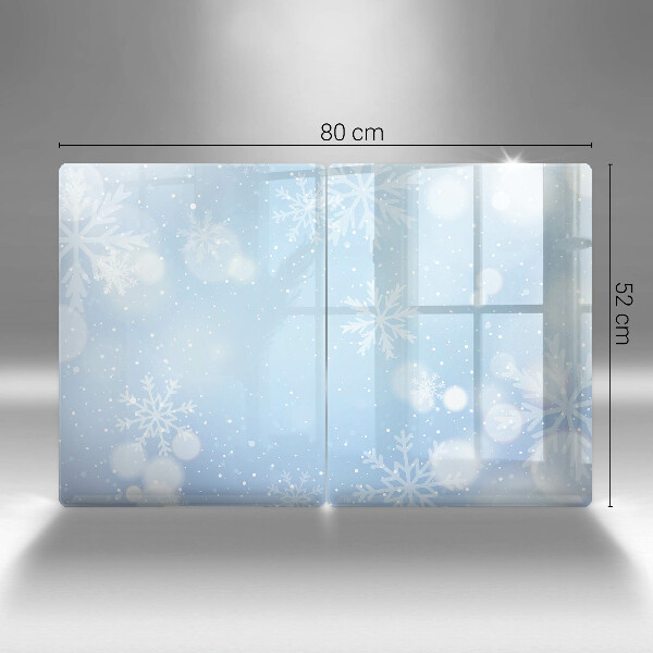 Zaščitna plošča za štedilnik Zimska tekstura