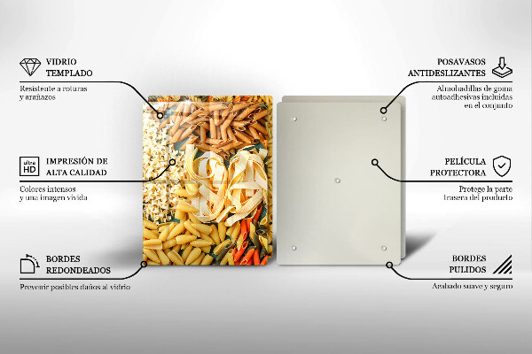Zaščitna plošča za štedilnik Različne vrste testenin