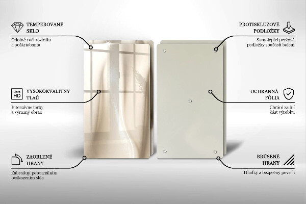 Zaščitna plošča za štedilnik Kremni sladoled