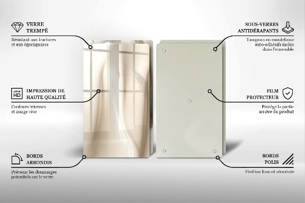 Zaščitna plošča za štedilnik Kremni sladoled