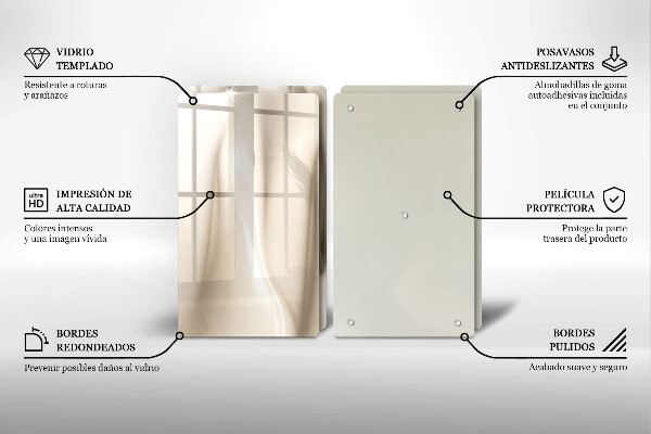 Zaščitna plošča za štedilnik Kremni sladoled