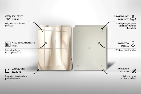 Zaščitna plošča za štedilnik Kremni sladoled