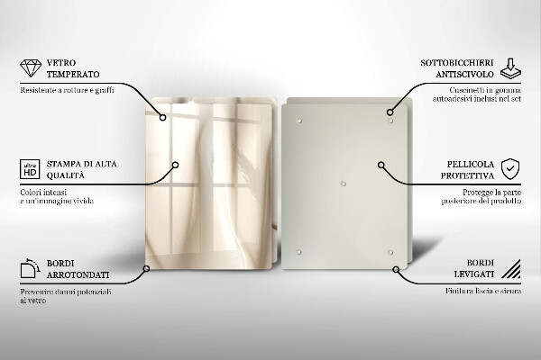 Zaščitna plošča za štedilnik Kremni sladoled