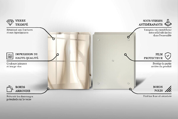 Zaščitna plošča za štedilnik Kremni sladoled