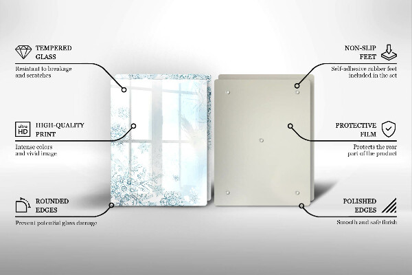 Zaščitna plošča za štedilnik Snežinka