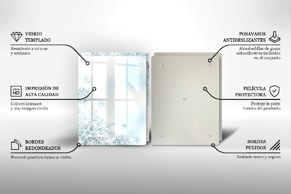 Zaščitna plošča za štedilnik Snežinka