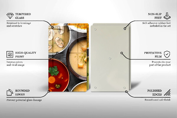 Zaščitna plošča za štedilnik Pisane juhe