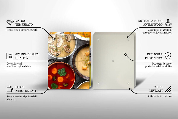 Zaščitna plošča za štedilnik Pisane juhe