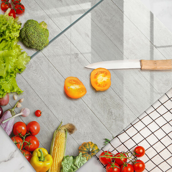 Zaščitna plošča za štedilnik Zelenjava na deskah