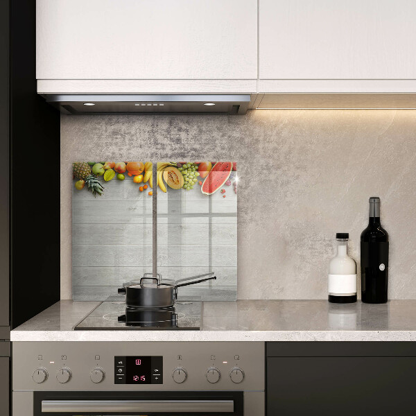 Zaščitna plošča za štedilnik Sadje na deskah