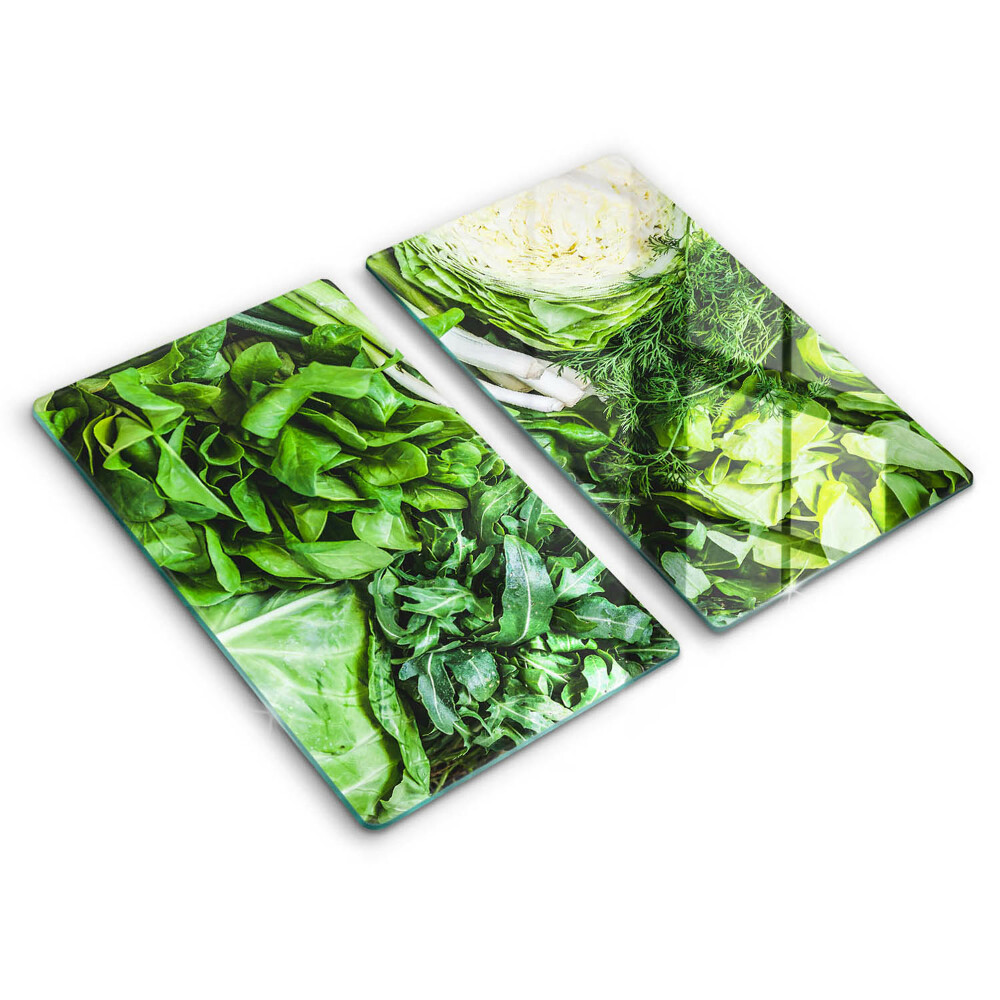 Zaščitna plošča za štedilnik Zelena zelenjava