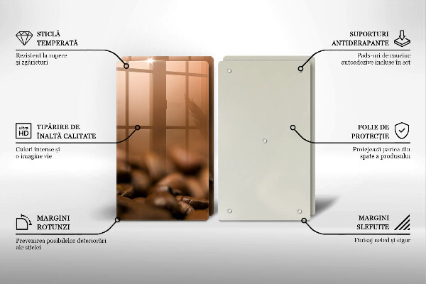 Zaščitna plošča za štedilnik Kavna zrna