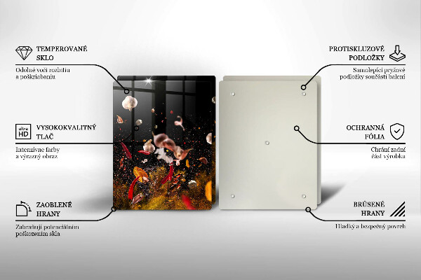 Zaščitna plošča za štedilnik Pekoče začimbe