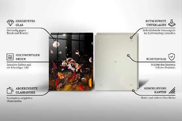 Zaščitna plošča za štedilnik Pekoče začimbe