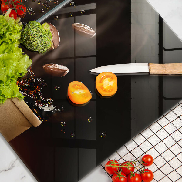 Zaščitna plošča za štedilnik Vroča kavna zrna