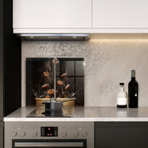 Zaščitna plošča za štedilnik Vroča kavna zrna