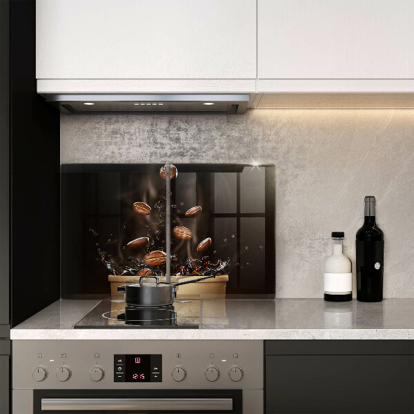 Zaščitna plošča za štedilnik Vroča kavna zrna