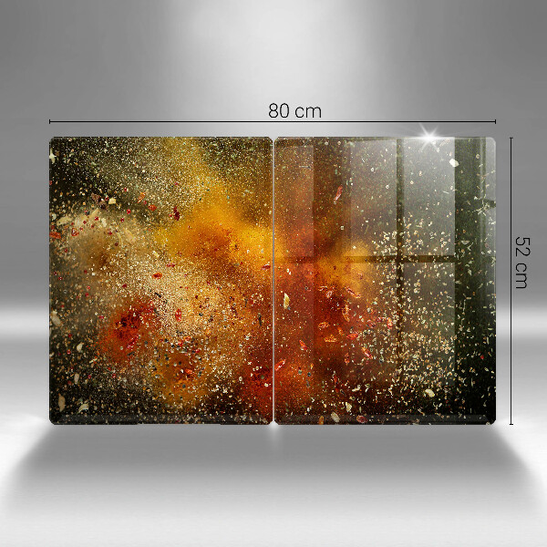 Zaščitna plošča za štedilnik Pisane začimbe