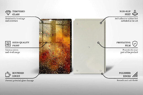 Zaščitna plošča za štedilnik Pisane začimbe