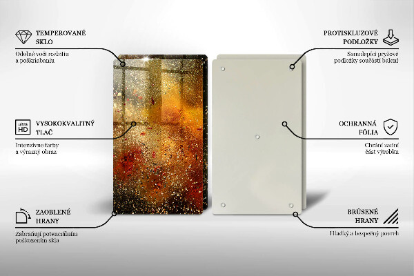 Zaščitna plošča za štedilnik Pisane začimbe