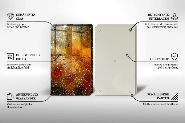 Zaščitna plošča za štedilnik Pisane začimbe