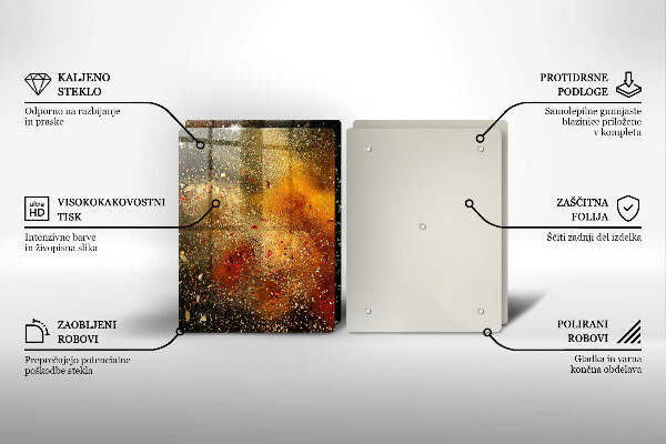 Zaščitna plošča za štedilnik Pisane začimbe