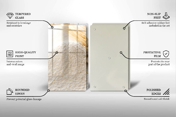 Zaščitna plošča za štedilnik Moka in klasje