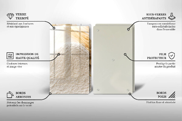 Zaščitna plošča za štedilnik Moka in klasje