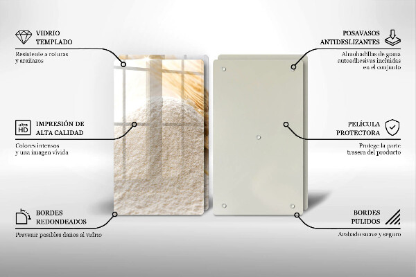 Zaščitna plošča za štedilnik Moka in klasje