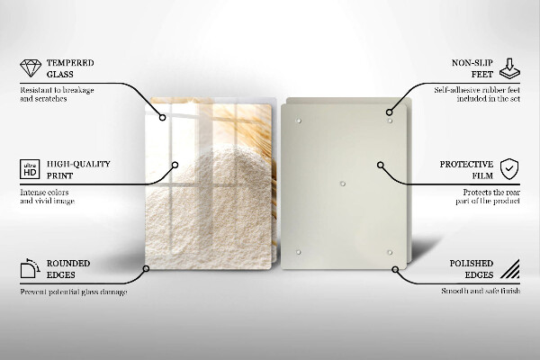 Zaščitna plošča za štedilnik Moka in klasje