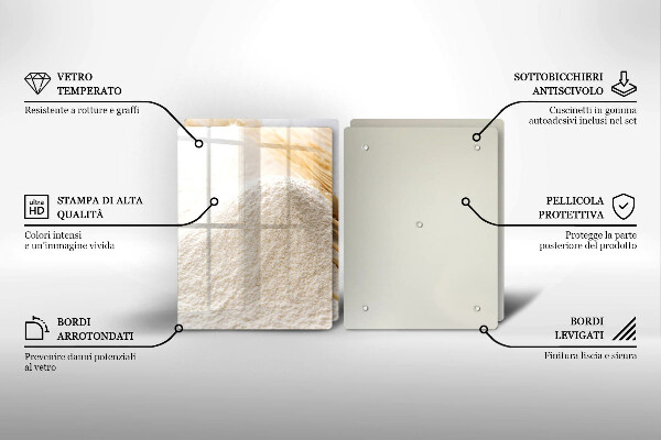 Zaščitna plošča za štedilnik Moka in klasje