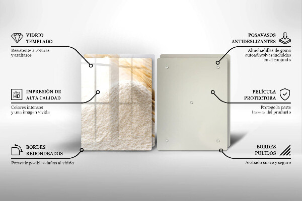 Zaščitna plošča za štedilnik Moka in klasje