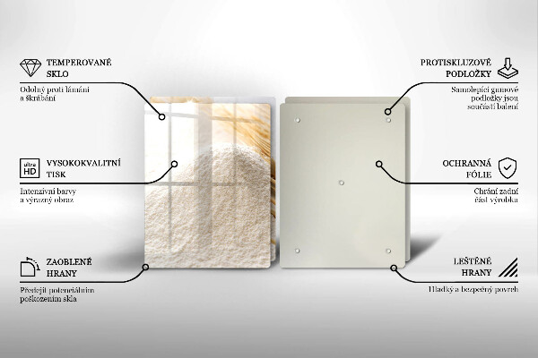 Zaščitna plošča za štedilnik Moka in klasje