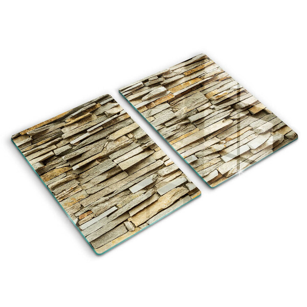 Zaščitna plošča za štedilnik Dekorativni kamni