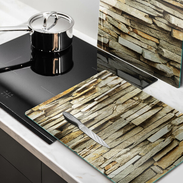 Zaščitna plošča za štedilnik Dekorativni kamni