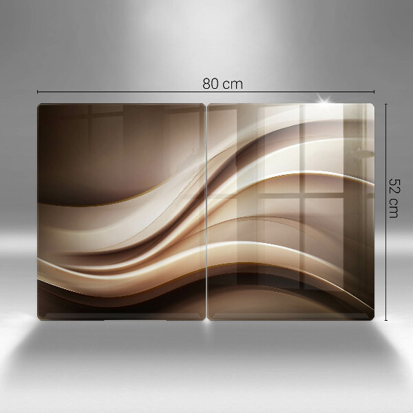 Zaščitna plošča za štedilnik Abstrakcija nežne linije