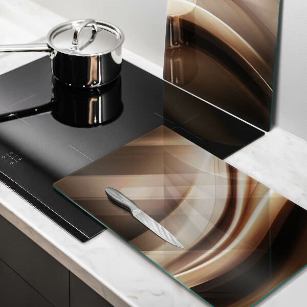 Zaščitna plošča za štedilnik Abstrakcija nežne linije