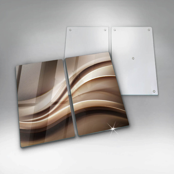 Zaščitna plošča za štedilnik Abstrakcija nežne linije