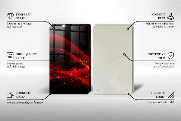 Stenska zaščitna plošča za štedilnik Moderna abstrakcija