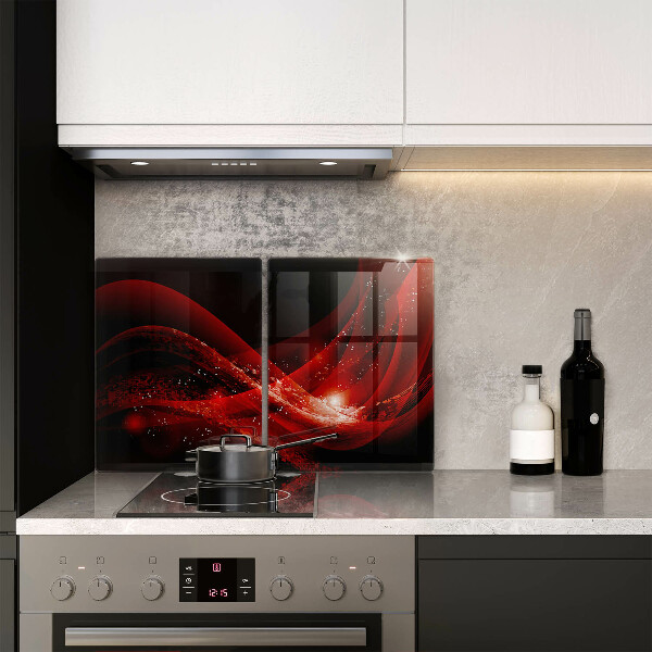 Stenska zaščitna plošča za štedilnik Moderna abstrakcija