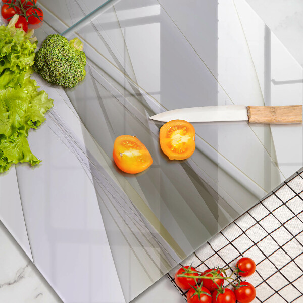 Zaščitna plošča za štedilnik Oblikovanje abstraktnih črt