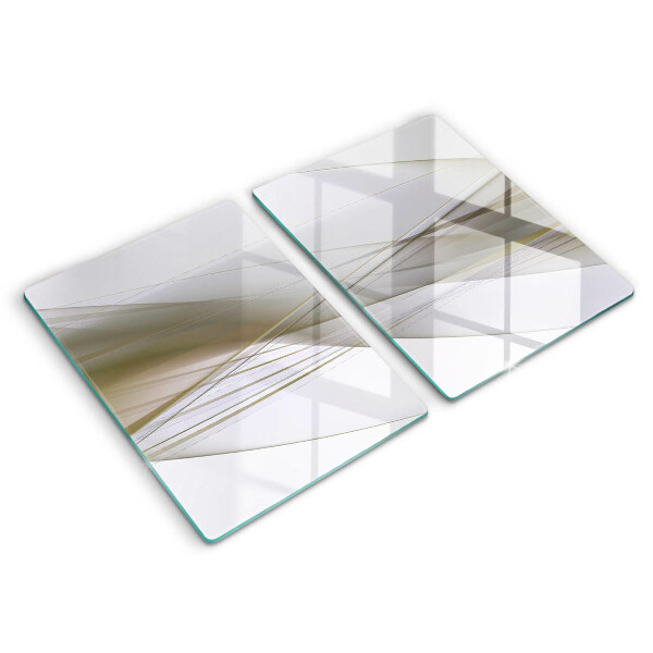 Zaščitna plošča za štedilnik Oblikovanje abstraktnih črt