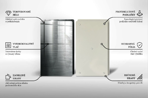 Zaščitna plošča za štedilnik Kovinska tekstura