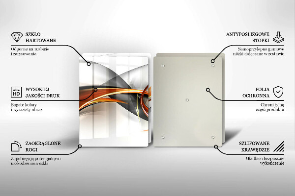 Zaščitna plošča za štedilnik Moderne oblike