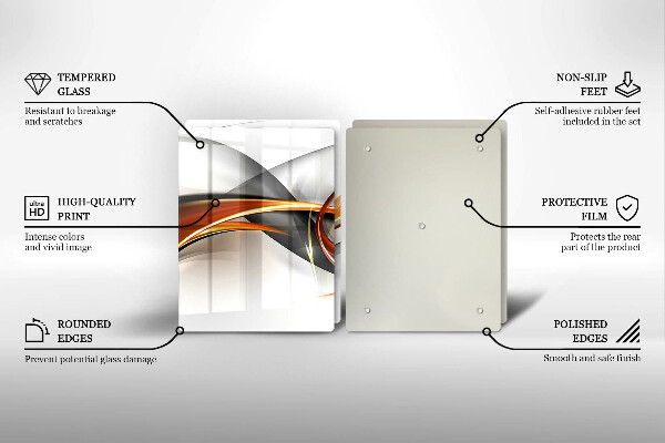 Zaščitna plošča za štedilnik Moderne oblike