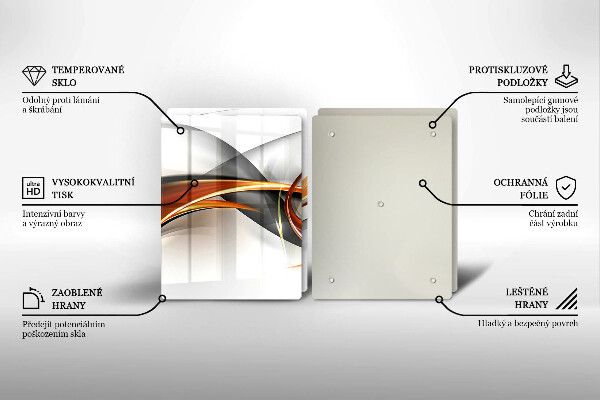 Zaščitna plošča za štedilnik Moderne oblike